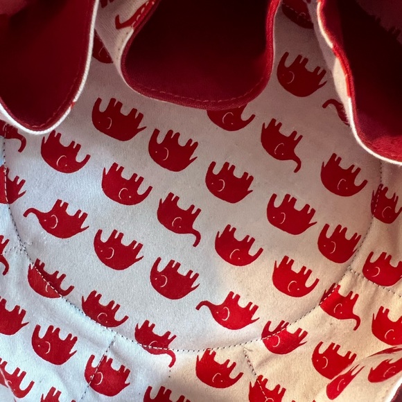 HANDMADE DELTA SIGMA THETA DRAWSTRING JEWELRY POUCH - Picture 4 of 5